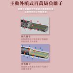 Pingo台灣品工  Royal K9 外噴式負離子直髮梳(白色), , large