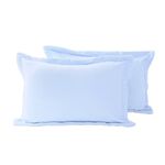 [CINN Official Store] Nano Far‑Infrared Powder Blue Brushed Pillowcases – 2‑Pack, , large