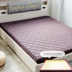 台灣製【藤原傢俬】冬夏兩用護背防螨抗菌10 cm彈簧床墊-硬, , large