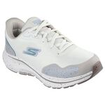 Skechers Go Run Consistent 2.0 女 慢跑鞋 防水 緩衝 白 灰 [128625OFWT], , large