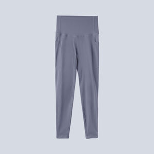 女側口袋高彈瑜珈褲AA-2321-20<藍灰色-M>
