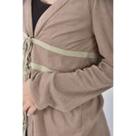 (S) t parts綁帶棕色外套二手衣, , large