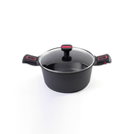 Baumalu Granit Pro Double-Handled Stockpot with Lid - 24cm, , large