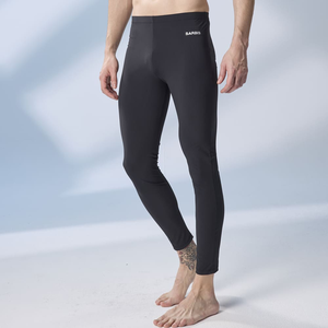 Monina Taiwan-made amphibious sun protection functional trousers (suitable for both men and women) unisex style can also be used as jellyfish pants/stream trekking pants solid black -L
