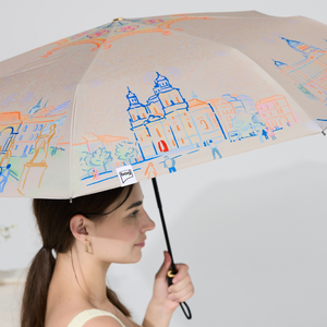 德國boy全遮光防曬晴雨傘(漫遊捷克)