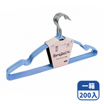 Mimi Shopping Adult clothes hanger, 北歐藍200入, large