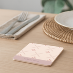 【怪獸】rubber anne 10秒頂吸 軟式珪藻土吸水杯墊 花磚系列 (10x10cm) -粉褐花磚歲月, , large