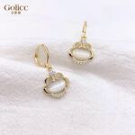 【Gulicc】古莉可 耳環 如意平安鎖耳飾, , large
