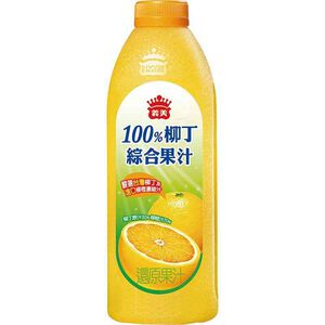 義美100％柳丁綜合果汁1000ml到貨效期約6-8天