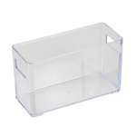 【bestco】Japan-Made Transparent Deep Refrigerator Storage Box, Medium (For Refrigerator & Freezer / Open-Handle Design), , large
