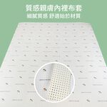 【Arnold Palmer雨傘牌】台製單人3尺5cm 防蟎抗菌 天然乳膠床墊, , large