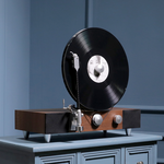 [JunYu] Gramovox Upright bluetooth vinyl record player/walnut classic model, , large