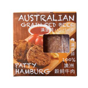 舍利蓮冷凍澳洲穀飼牛肉漢堡排400g