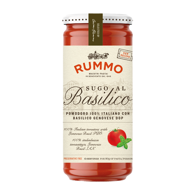 Rummo 義大利羅勒番茄義麵用醬340g克