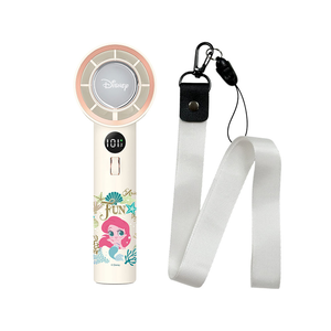 【Disney】101-Step Ice-Cooling Hand Fan TF-06 (with Lanyard) - The Little Mermaid,  【Disney】101-Step Ice-Cooling Hand Fan TF-06 (with Lanyard) - The Little Mermaid