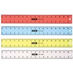 COX三燕  17公分塑膠直尺 (CR-1700)透明, , large