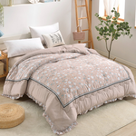 【Betrise】Autumn pine forest | Washable/machine washable Korean retro soft cotton silver ion anti-bacterial anti-bacterial feather velvet warm winter quilt - large size 180x210cm, , large