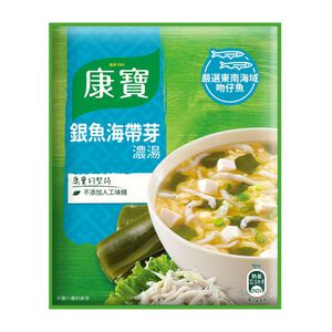 康寶濃湯自然原味銀魚海帶芽37g