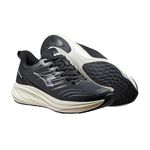 DIADORA迪亞多那 勁速輕量慢跑鞋 男運動鞋 男鞋 寬楦 輕量 透氣 緩衝 厚底 吸震 回彈 足弓支撐 止滑 黑 灰, , large