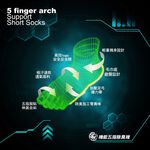 【AREXSPORT】AS-6123 毛巾五趾襪 除臭止滑五趾襪 毛巾底 拇指外翻 五指襪 預防水泡 除臭五指襪, , large