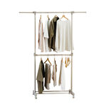 Double-layer clothes hanger, , large