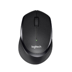 【 Logitech 羅技 】M331 黑色 SILENT PLUS 無線 靜音 滑鼠, , large