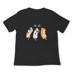 JZ TEE 貓咪-擺爛 印花短袖T恤, , large