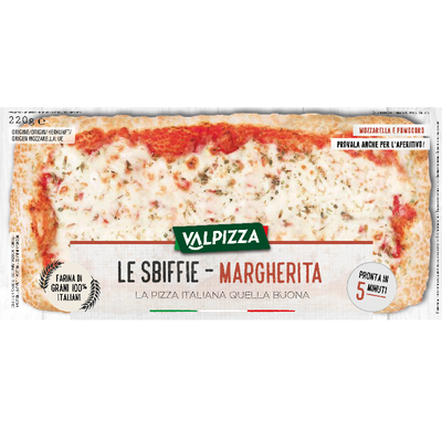 義大利VALPIZZA 長型瑪格麗特披薩 220g-效期至2024/8/31