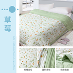 【多利寶寢具】Indian_超舒柔親膚夏涼被-草莓, , large