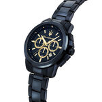 MASERATI 瑪莎拉蒂 Successo 綻藍三眼計時手錶-40mm R8873621040, , large