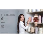 CITIZEN 星辰 XC Hebe田馥甄配戴款 酒紅 光動能鈦電波女錶 CB1138-62W, , large