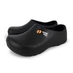 HANG TEN 廚師鞋 工作鞋 拖鞋 懶人鞋 男鞋 女鞋 MIT台灣製 防水 減壓 透氣 散熱 排汗 耐磨 防滑 黑桔, , large