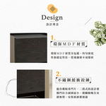  【Hampton 漢汀堡】愷恩絲馬鞍皮床頭櫃, , large