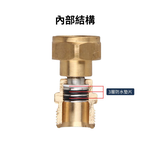 洗車機防纏繞接頭(58型/內芯15MM/內外牙22mm), , large