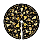 摩達客金色耶誕樹013號短毛絨印花聖誕樹裙90cm_聖誕樹裝飾底墊, , large