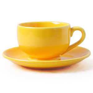 [豐名日本餐具] 咖啡杯組 鵝黃釉 / C00CS1-126-2