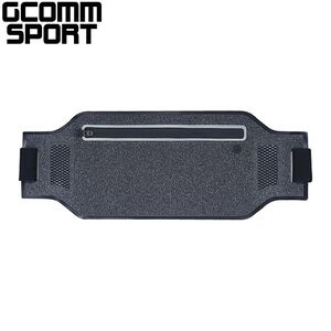 GCOMM SPORT  萊卡輕薄貼身防汗水音樂腰包 運動黑
