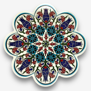 【SOLO Vintage】Designer Heat Mats Ceramic Hot Pads Coasters Made in Turkey 33