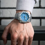 CITIZEN 星辰 PROMASTER MARINE 冰川藍 光動能200米潛水錶 BN0165-55L, , large