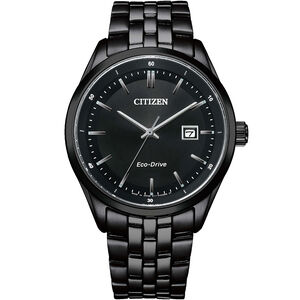 CITIZEN 星辰 光動能城市手錶-黑 BM7565-80E