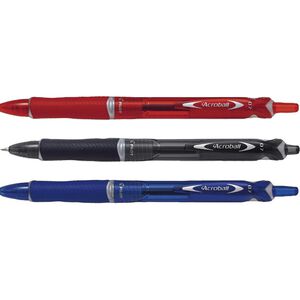 百樂輕油舒寫原子筆(0.7)3入-藍1黑1紅1