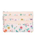 LeSportsac 3-ZIP COSMETIC 三層拉鍊化妝包 - 輕舞野花, , large