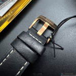 [星晴錶業]新品牌手錶,44mm,AV52662黑色錶面玫瑰金錶殼深黑色真皮皮革錶帶款, , large