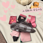 [Kaimei Cotton Industry] 10 pairs of random excellent pure cotton non-slip children's socks sweet pink style flower children's socks cartoon children's socks cute socks boys and girls socks bunny small flower, , large