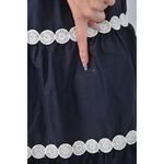 (S) rabbit s質感跳色藍色長裙二手衣, , large