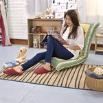 imitation straw mat high back comfortable Japanese room chair, , large
