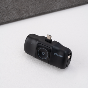[亞瑟3C]solide 索力得
5000mAh Type-C Hammer 小榔頭 多功能輕巧萬用行動電源-黑