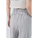 (3XL) gram高腰抽繩灰色長褲二手衣, , large