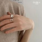 【Gulicc】古莉可 戒指 寬版設計時尚個性雙戒組, , large