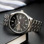 CITIZEN 星辰 光動能經典三針手錶 BM7560-59E, , large